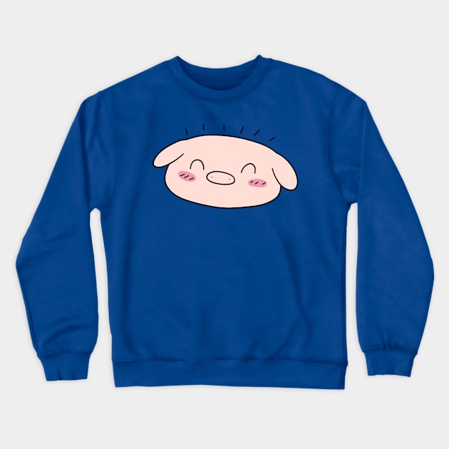 Happy Pig Face Crewneck Sweatshirt by saradaboru